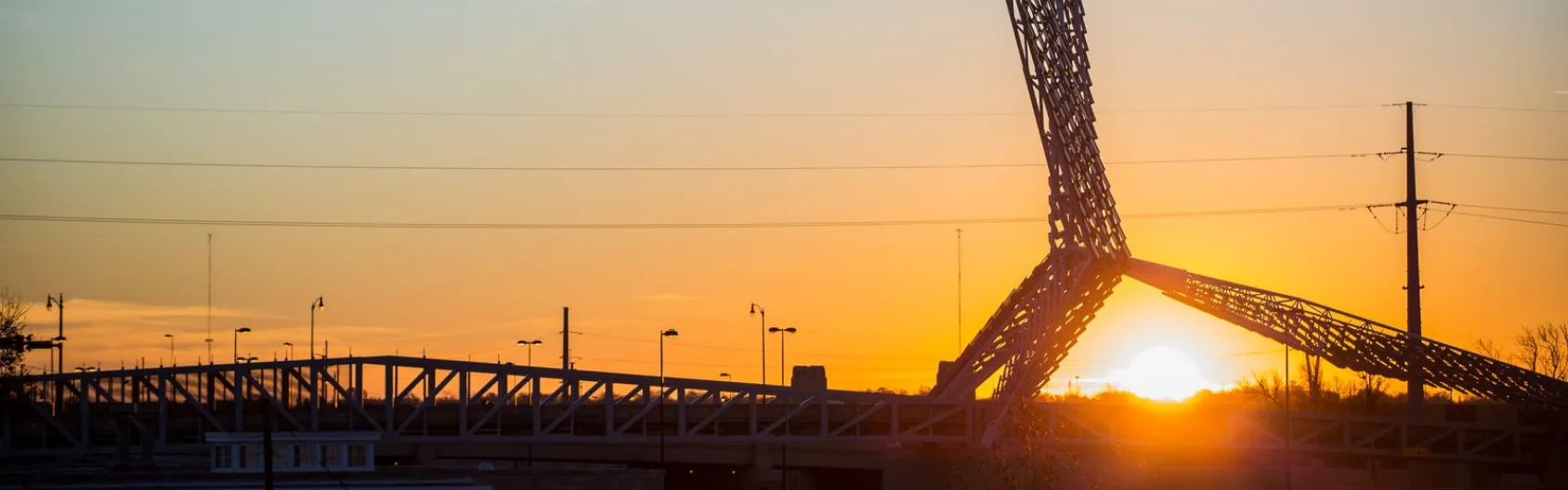 Skydance Bridge in Oklahoma City, Oklahoma Skydance Bridge in Oklahoma City, Oklahoma
